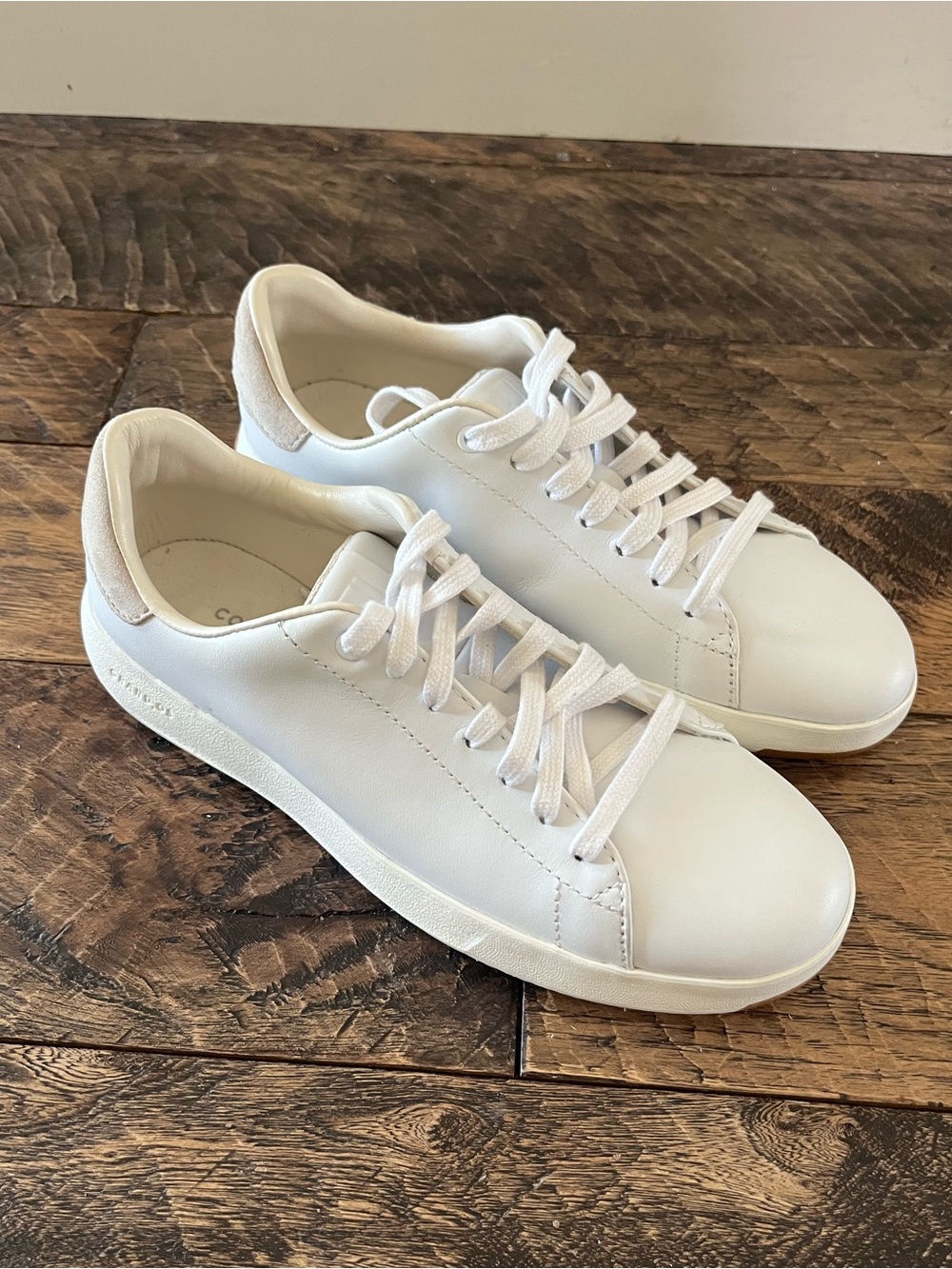 Like new. Cole Haan GrandPrø Leather Tennis Sneakers
